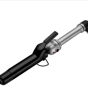 Hot Tools Pro Signature Ceramic Titanium Curling Iron 1 ¼” - Black/Silver New